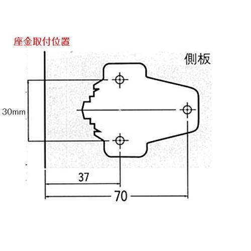 ムラコシ ワンタッチ式 ３５Φ スライド丁番 全カブセ キャッチ付｜baxonshop-honten｜05