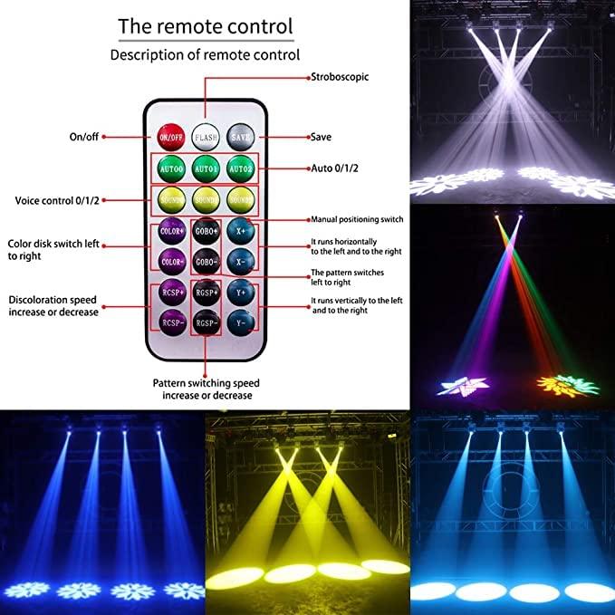 U*King 50W ステージライト LED ムービングライトリモコン付き U*King 50W ステージライト LED ムービングライトリモコン付き