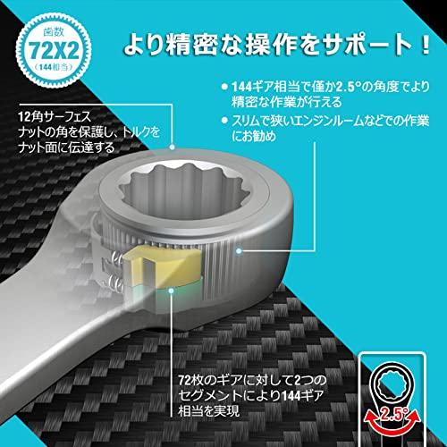DURATECH コンビネーションレンチ ラチェットレンチセット 板 DURATECH コンビネーションレンチ ラチェットレンチセット 板