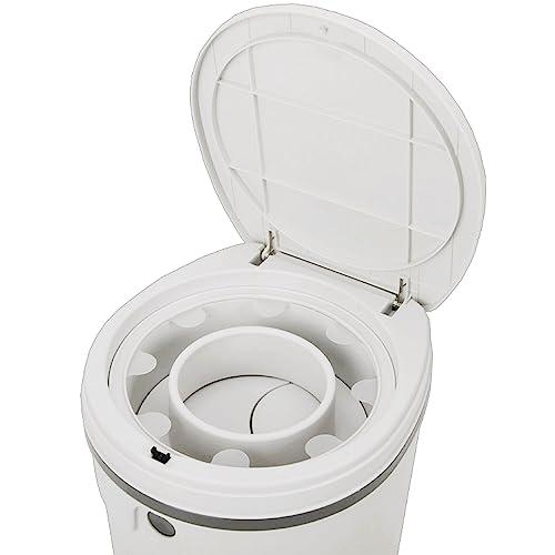 おむつ処理用ゴミ箱 DEO・PAIL(デオペール) ミニ 12L 専用カセット1個付 防臭 消臭 抗菌 ベビー 介護用 (ライトグレー)｜baxonshop-honten｜02