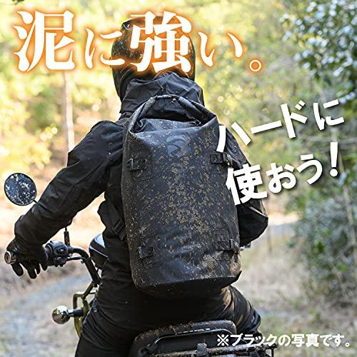 ヘンリービギンズ(Henly Begins) デイトナ バイク用 リュック 防水 30L 別売ベルトでシート固定 DH-748 グレー 20031｜baxonshop-honten｜03