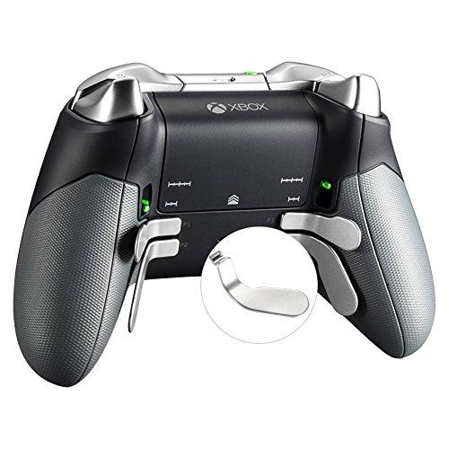eXtremeRate Xbox One EliteやElite Seies 2コントローラーに対応用金属のステンレススチールパドルヘアトリガーロック交換アクセサリーキット｜baxonshop-honten｜02
