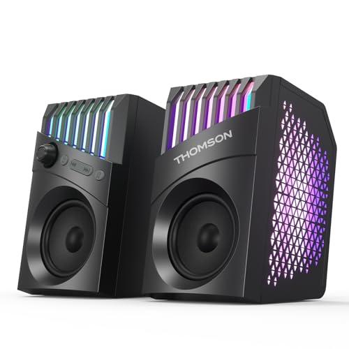 THOMSON pcスピーカー ゲーミングスピーカー bluetooth5.3 RGB THOMSON pcスピーカー ゲーミングスピーカー bluetooth5.3 RGB