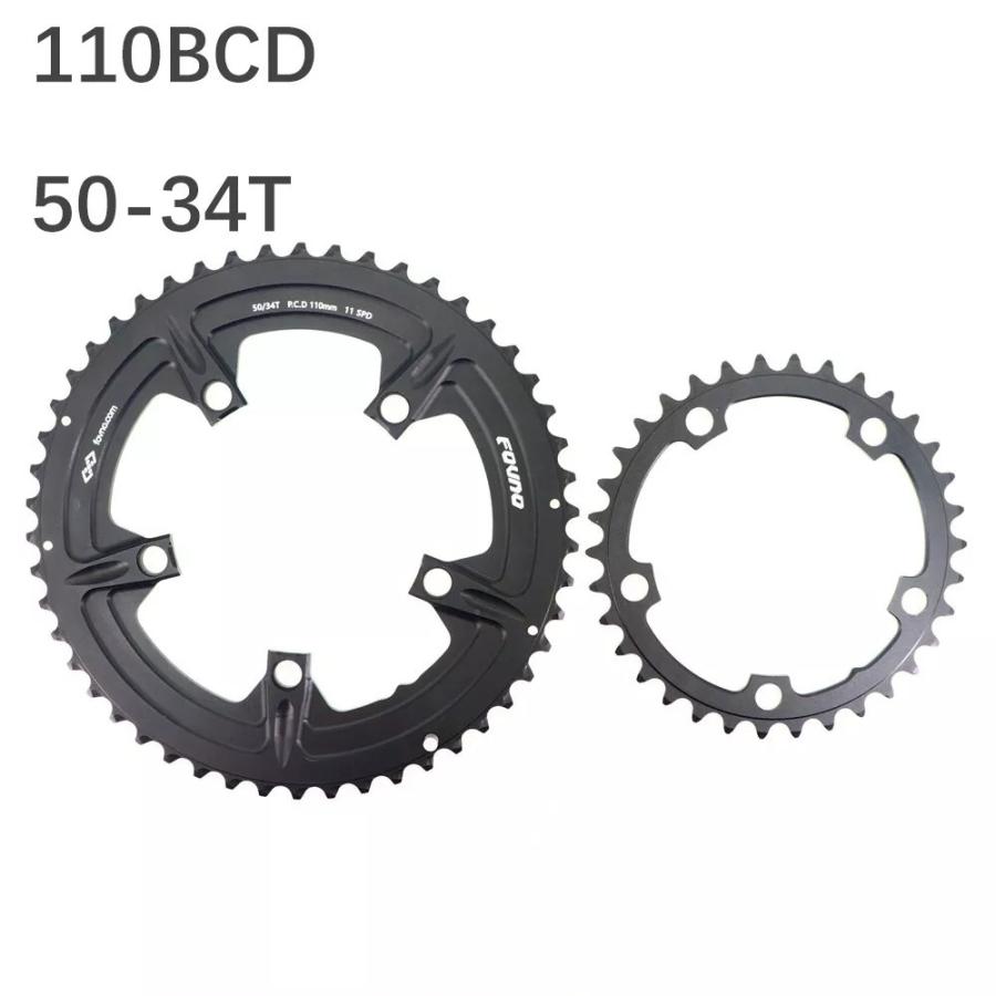 Fovnoラウンドロードバイクチェーン ダブルチェーン110bcd 50t 35t 34t 52t 36t 53t 39t いよいよ人気ブランド Fovnoラウンドロードバイクチェーン ダブルチェーン110bcd 50t 35t 34t 52t 36t 53t 39t いよいよ人気ブランド