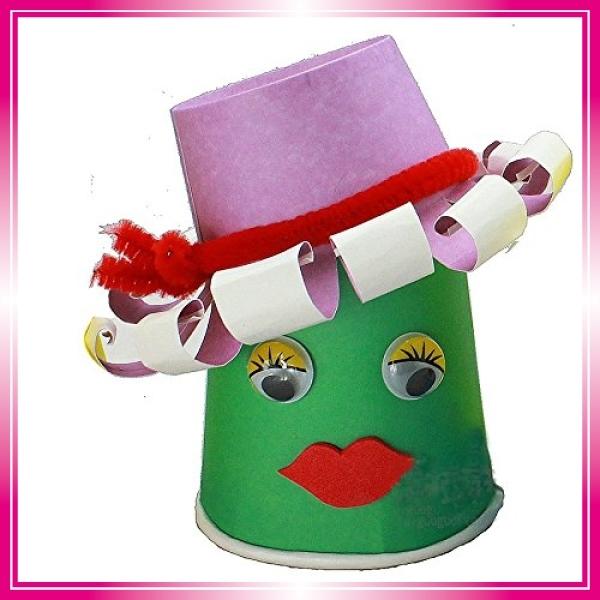 手作り 紙コップ 創造力を高める 工作キット 幼稚園 保育園 カラー紙コップ 8色5 40個 Fmg1709 Bay Center 通販 Yahoo ショッピング