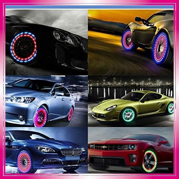 Kyouden 車用 ソーラーホイールランプ タイヤホイールライト Ledタイヤガスノズルキャップランプ 15種類点灯パタ Pkl Bay Center 通販 Yahoo ショッピング