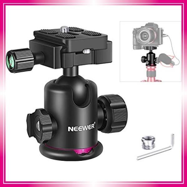 最新の激安 Neewer ボールヘッド三脚マウント コールドシューマイク ライトマウント付き 360度回転可能なパノラマボールヘ お気にいる Turningheadskennel Com