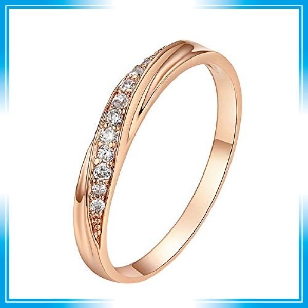 反物 浴衣 Rockyu ジュエリー ブランド 人気 レディース リング 可愛い 斜め ダイヤモンド 細身 指輪 ツイスト ピンクゴールド 16 Vastovers Com