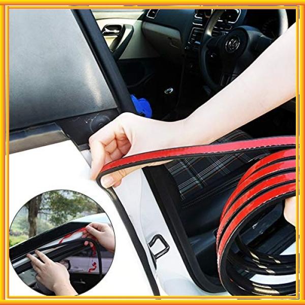 車用ドアモール ウェザーストリップ 静音 風切り音防止テープ 気密性アップ風切り音遮断 ブラック D型 12m Yrv Bay Center 通販 Yahoo ショッピング