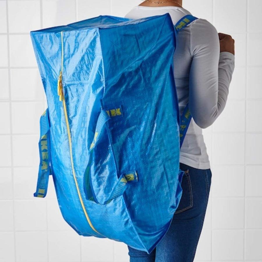 [イケア]IKEA　FRAKTA　 トロリー用バッグ ファスナー式 73 cm×35cm×30 cm　ブルー(90161989)｜bayashin-store｜05
