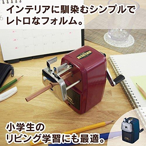 カール事務器 鉛筆削り エンゼル5 ロイヤル 日本製 レッド A5RY-R｜bayashin-store｜06