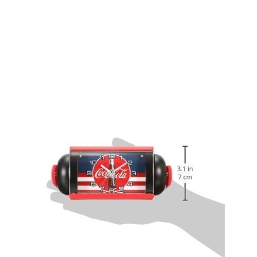 セイコークロック 目覚まし時計 置き時計 コカ・コーラ Coca-Cola アナログ 大音量 ベル音 赤 AC604R｜bayashin-store｜06
