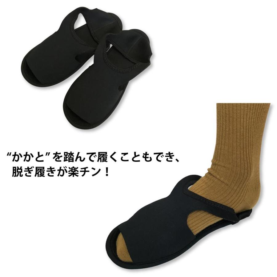 携帯スリッパ 旅行用スリッパ 折りたたみスリッパ トラベルスリッパ 携帯用室内履き ルームシューズ 楽っぱ ネオ ラクッパ ウェットスーツ素材 黒 ブラック Rakuppa01 Bayleaf Yahoo ショップ 通販 Yahoo ショッピング