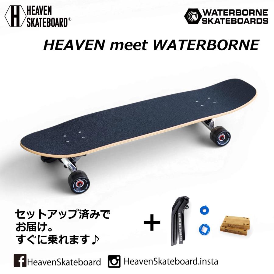 限定20台】ロンスケ サーフスケート HEAVEN SKATEBOARD SWAMI'S 35-WB