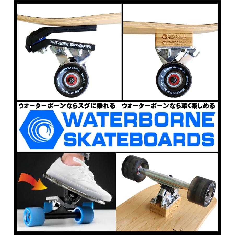 限定20台】ロンスケ サーフスケート HEAVEN SKATEBOARD SWAMI'S 35-WB