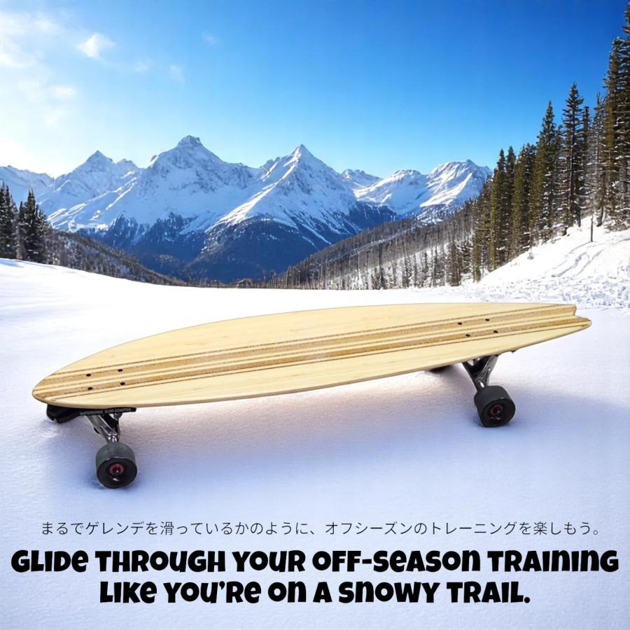 ロングスケートボード ロンスケ HEAVEN SKATEBOARD -MALIBU39-WB