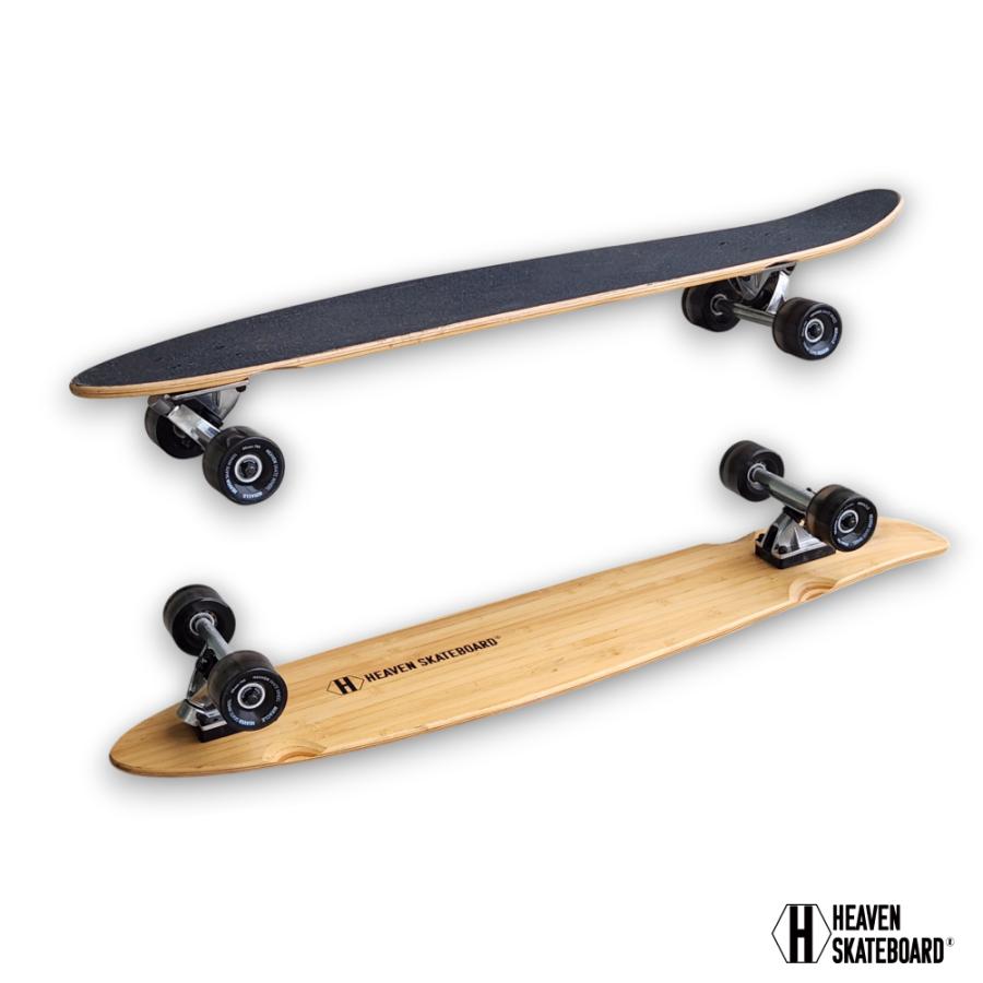 ロングスケートボード 40インチ 高品質 素材に竹を使用 HEAVEN BAMBOO