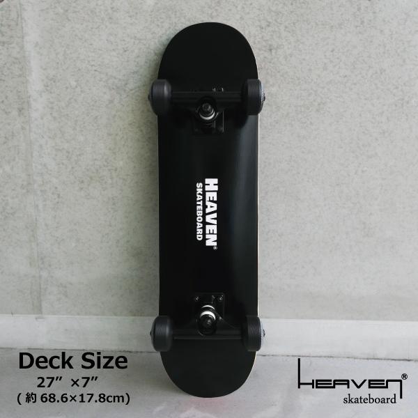 NATURAL スケートボード 27×7インチ 68.6×17.8センチ HEAVEN JUNIOR