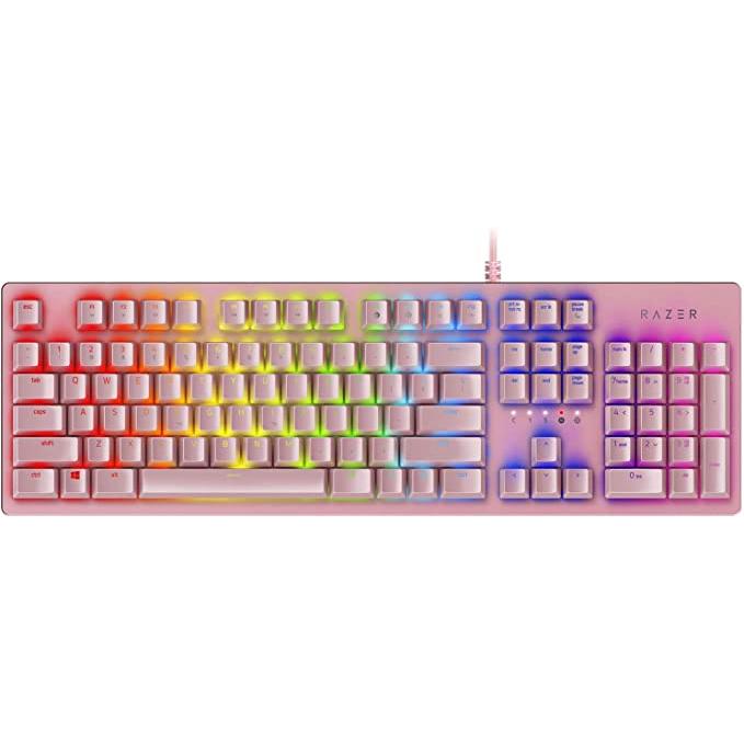 Razer Huntsman Quartz Pink ゲーミングキーボード ピンク Razer Huntsman Quartz Pink ゲーミングキーボード ピンク