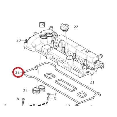 ボルボ（VOLVO） タペットカバーガスケット タペットパッキン タペッ