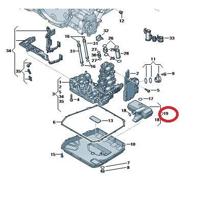 アウディA6 C6系　A/Tストレーナー Audi（アウディ） ATF フィルター AT ストレーナー ガスケット セット