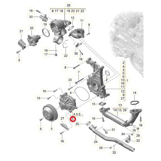 PORSCHE（ポルシェ） ウォーターポンプ ボクスター ケイマン 911