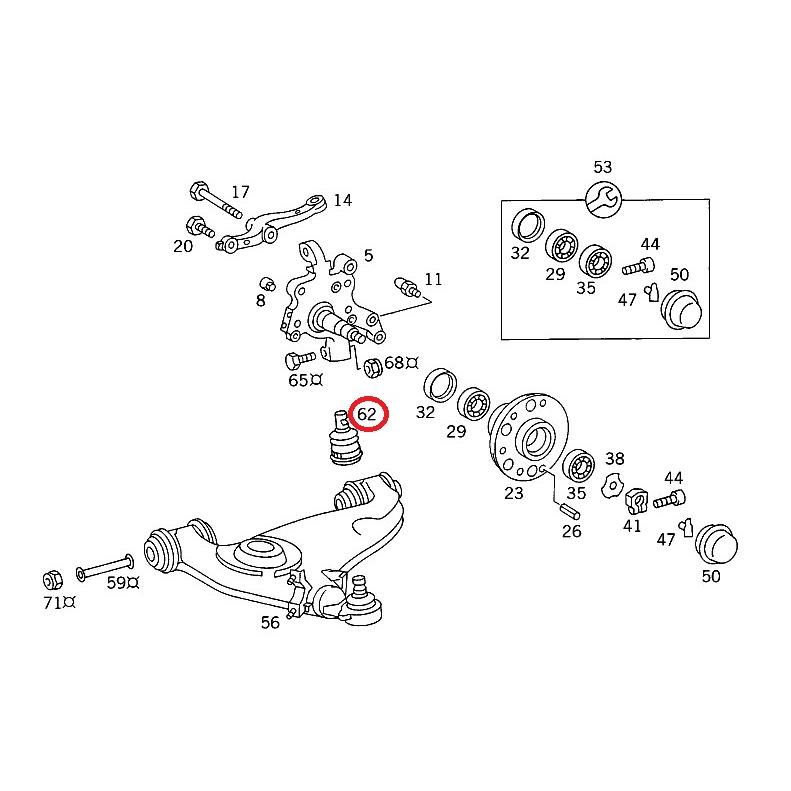 Mercedes-Benz（メルセデス・ベンツ） ベンツ フロント ロアアーム