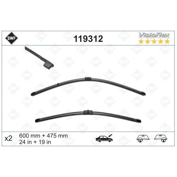 BMW 3シリーズ E90 E91 ワイパーブレード フロント 左右セット 61610427668 61612455439 61612468941 119312 SWF製 :119312:Bay side parts - 通販 - Yahoo!ショッピング BMW 3シリーズ E90 E91 ワイパーブレード フロント 左右セット 61610427668 61612455439 61612468941 119312 SWF製 :119312:Bay side parts - 通販 - Yahoo!ショッピング