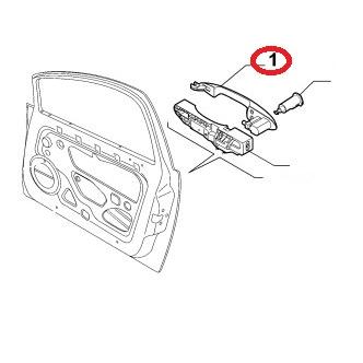 アルファロメオ（ALFA ROMEO） ジュリエッタ ミト 純正 フロントドア