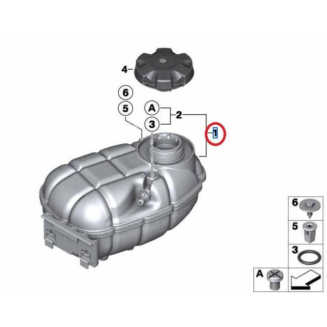 BMW 純正 ラジエター サブタンク リザーバータンク F20 F21 F23 F22
