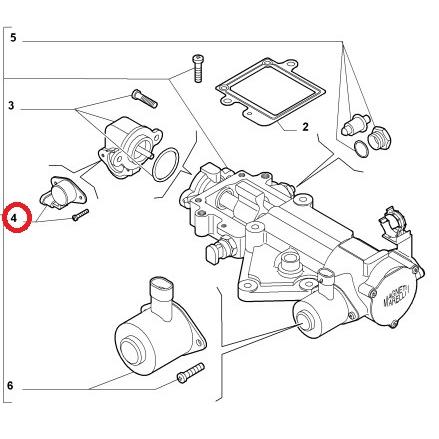 ゴ*ー様 フィアット500 500C MARELLI製 ポジションセンサー3個 FIAT（フィアット） ポテンションメーター スロットルポジション