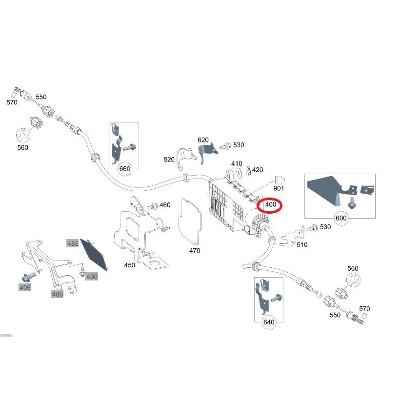 Mercedes-Benz ベンツ パーキングブレーキ アクチュエーター