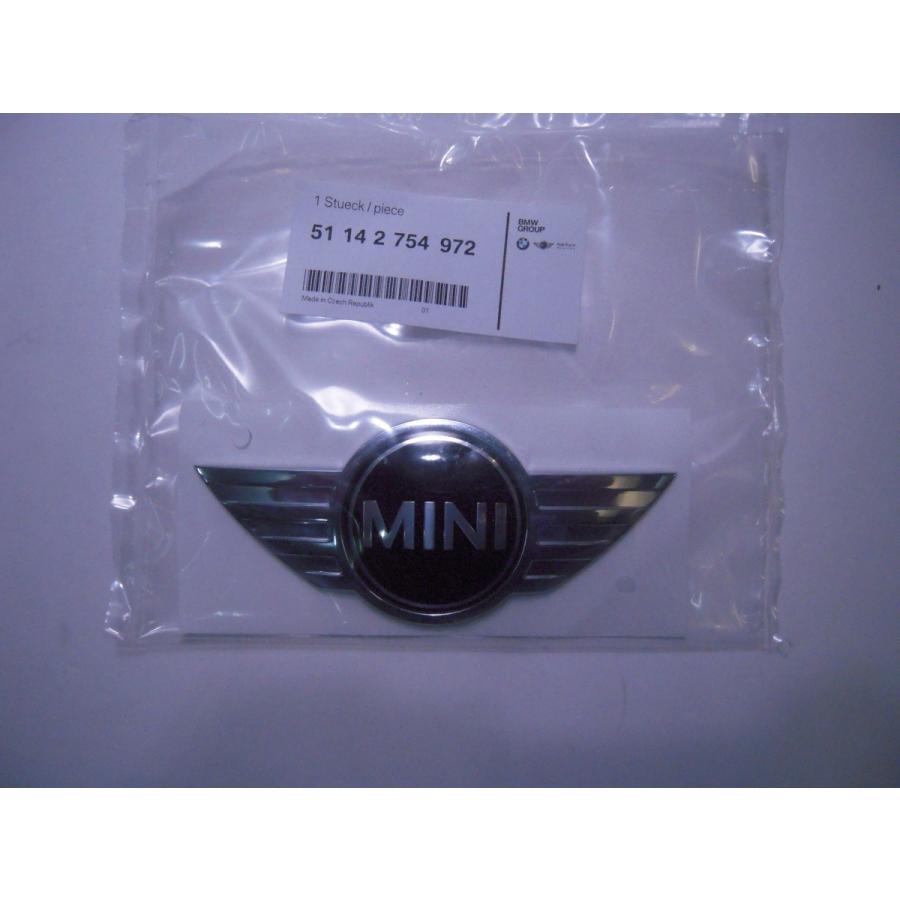MINI（ミニ） 純正 R55 R56 R57 フロント ボンネット エンブレム 