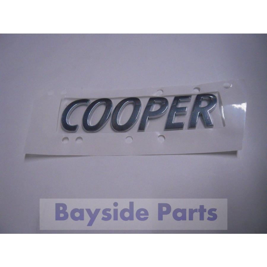 MINI（ミニ） 純正 R50 R56 リアエンブレム COOPER 51142755617 : Bay