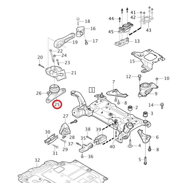 ボルボ（VOLVO） エンジンマウント 右 31359635 純正品 : Bay side parts - 通販 - Yahoo!ショッピング