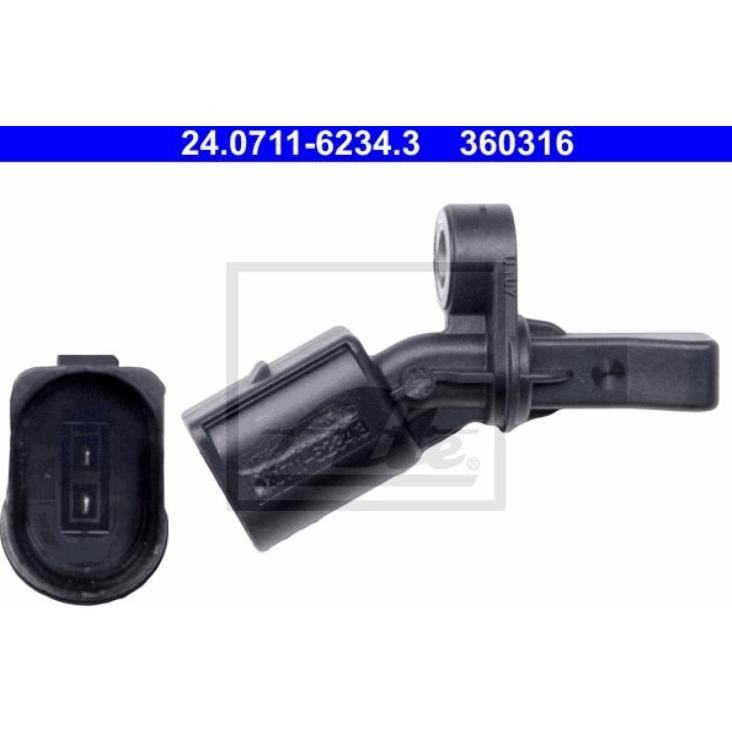 フォルクスワーゲン（Volkswagen） VW アウディ ABSセンサー スピードセンサー ホイールスピードセンサー リア 右 A1 アップ ...