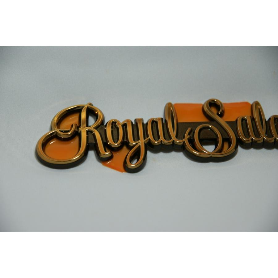 エンブレム ゴールドメッキ トヨタ クラウン17系 リア