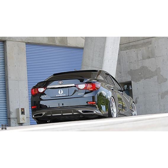 ループマフラー トヨタ マークX GRX130 前期 純VIPエアロ