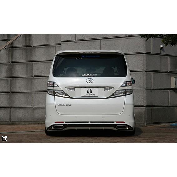 マフラーフィニッシャー リアバンパーtype-I用 20系ヴェル