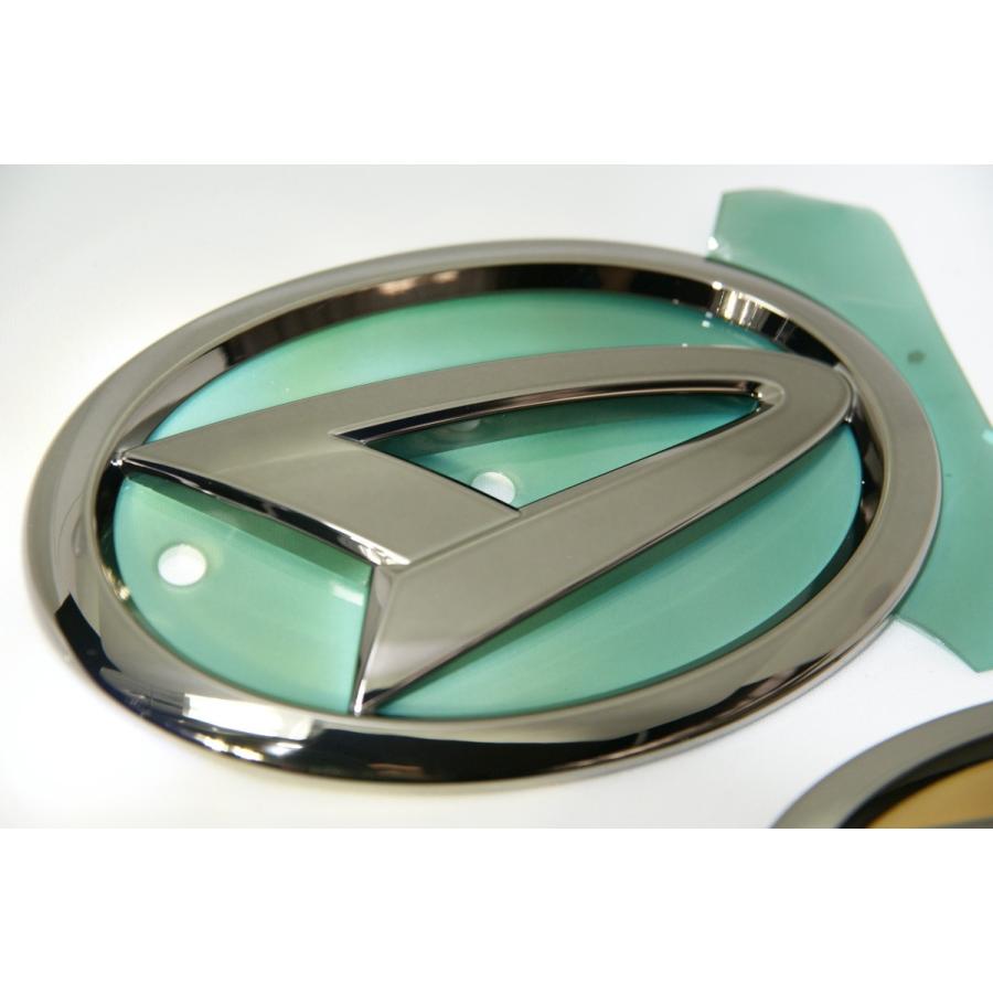 最高級ブラックメッキエンブレム2点セット【ハイゼットカーゴ