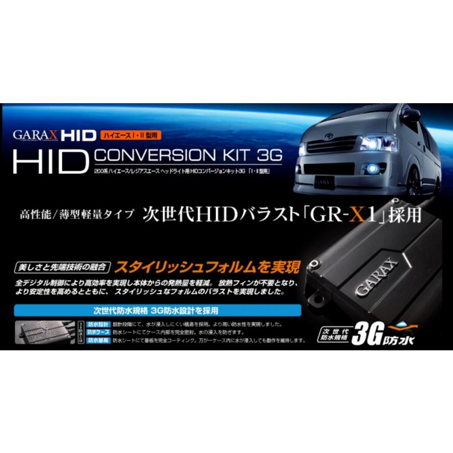 コンバージョンキット3G I・II型ハイエースヘッドライト専用