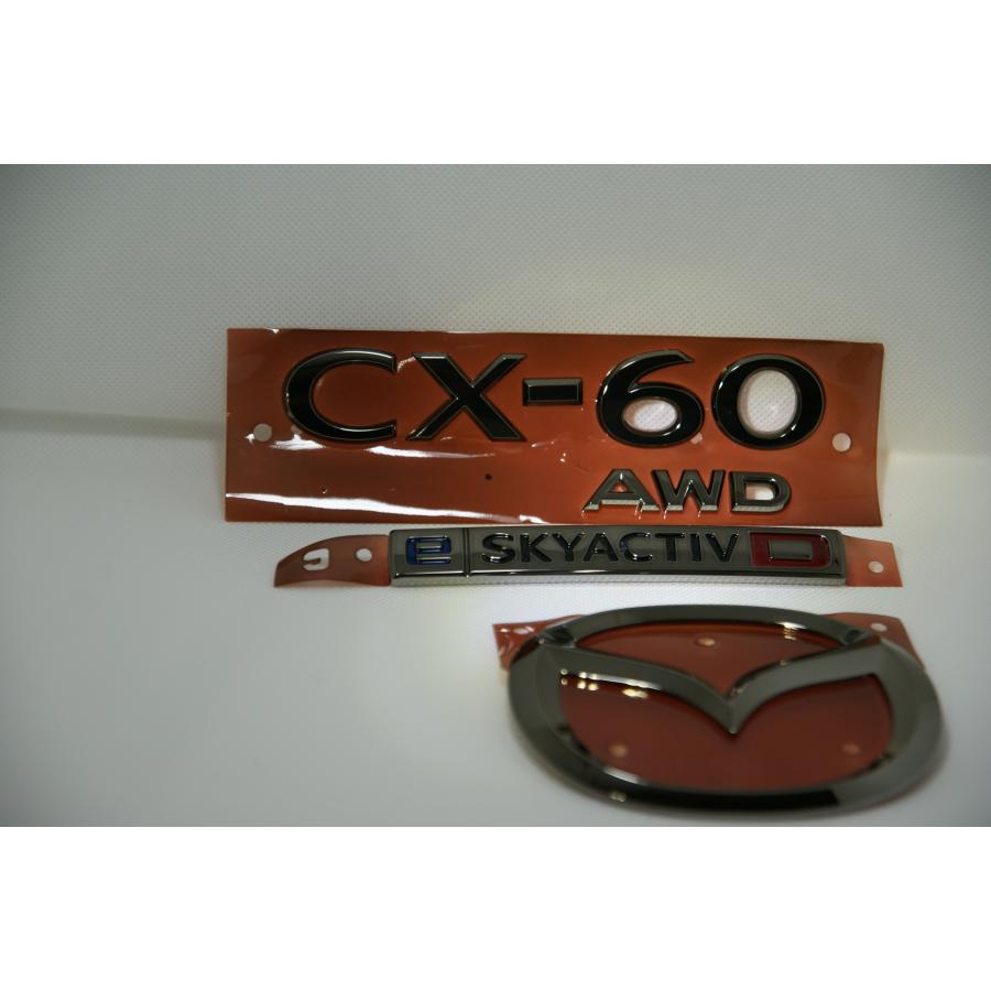 【超激レア】マツダ k360 エンブレム シーエックス ブラックメッキ濃いめ エンブレム マツダ CX−60 3