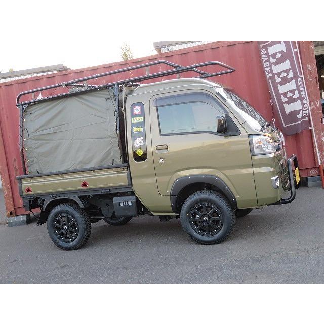 ハイゼット マットブラック塗装品 オーバーフェンダー9mm