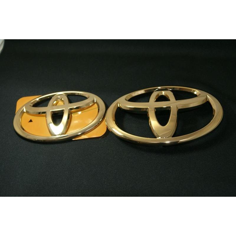 エンブレム 送料無料 ゴールドメッキ トヨタ ヴァンガード フロント