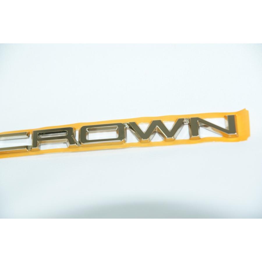エンブレム 最高級ゴールドメッキ クラウンGWS224/ARS220/AZSH2#  リアCROWNエンブレム