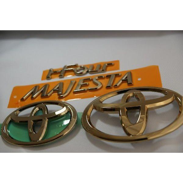 トヨタ（TOYOTA） エンブレム 送料無料 ゴールドメッキ マジェスタ