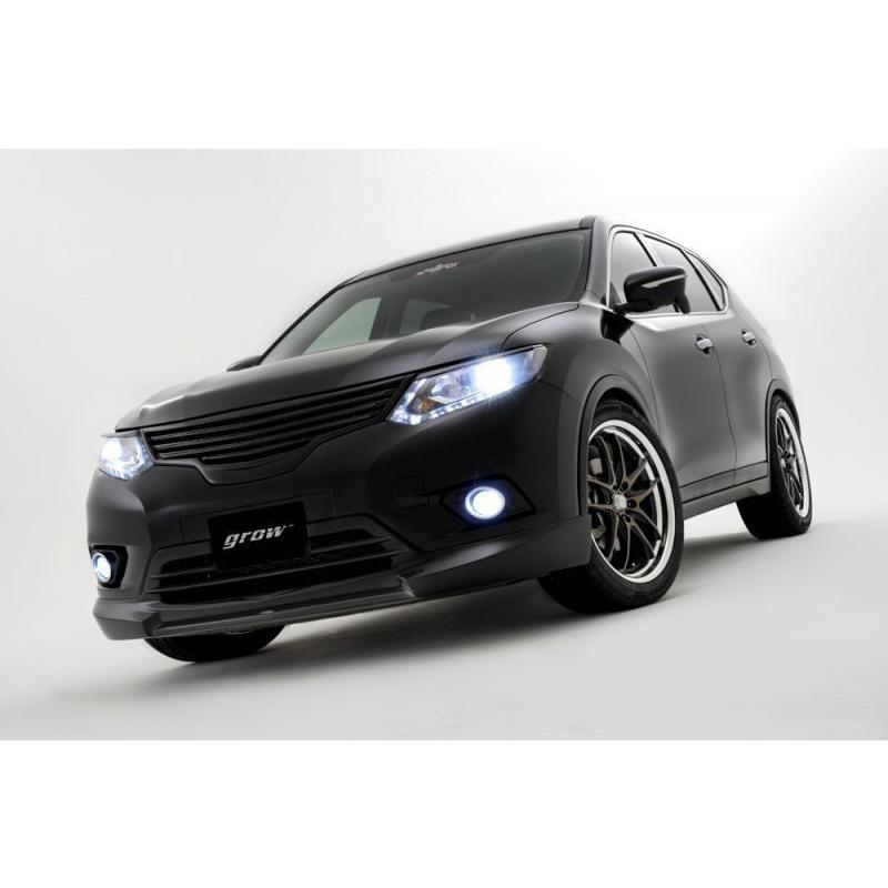 nicoo 日産　T32 後期　フロントグリル　ブラック塗装 エクストレイル フロントグリル未塗装品 ニッサン エクストレイル