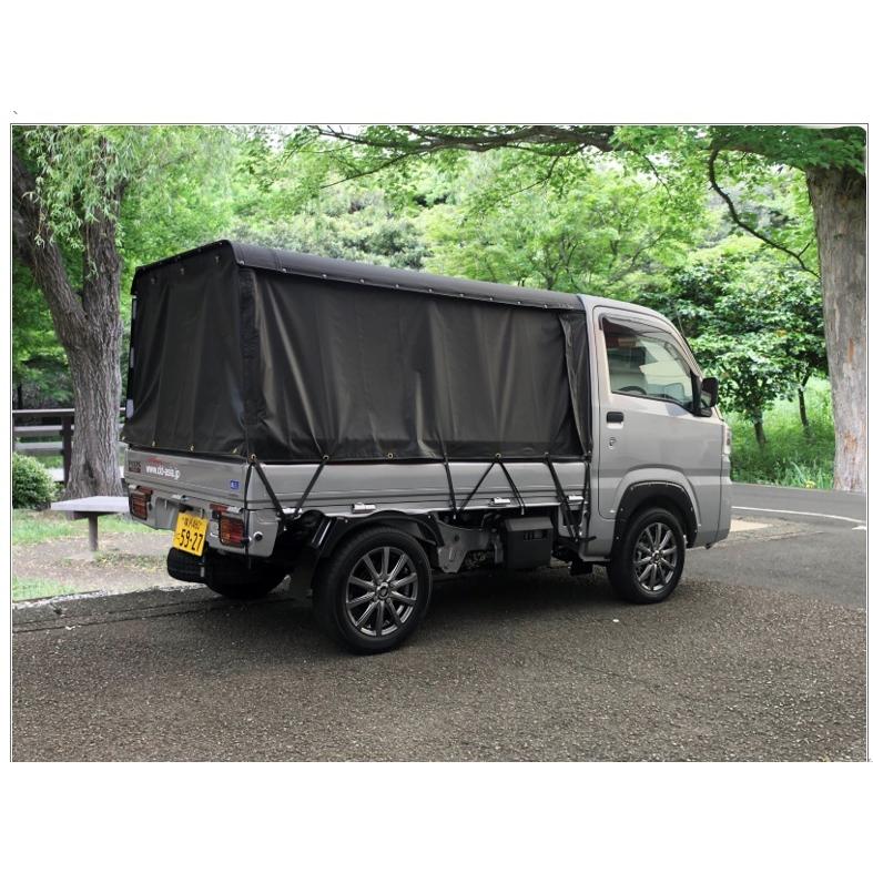 ダイハツハイゼットトラックの幌屋根S500Pから取り外し配達などに ダイハツハイゼットトラックの幌屋根S500Pから取り外し配達などに