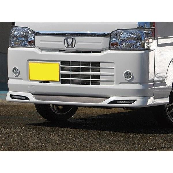 ホンダ　アクティトラックHA8/HA9用フロントハーフスポイラー新品未塗装品！ HA8/HA9 アクティトラック フロントハーフスポイラー : エアロ