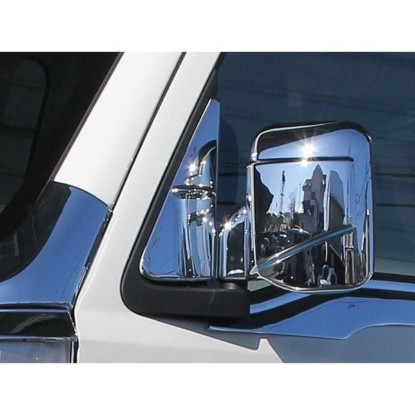 ハイゼットトラックのメッキドアミラーカバー at-parts7117_g9239
